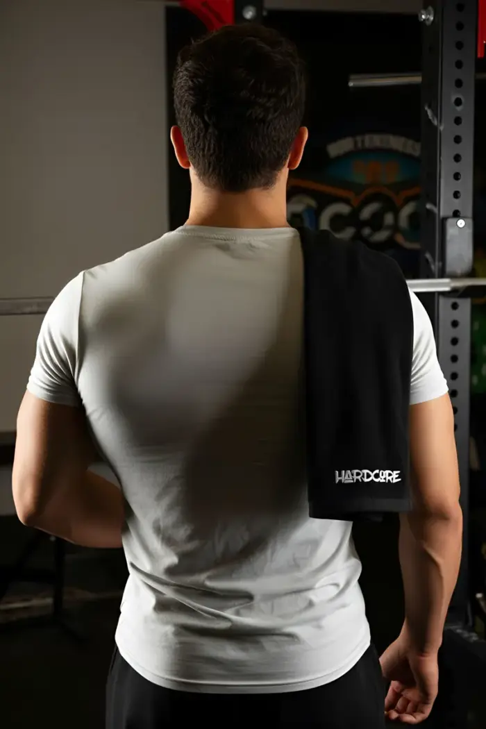 hegtbk_4 Hardcore Treningshåndkle - Sort - Bilde 5