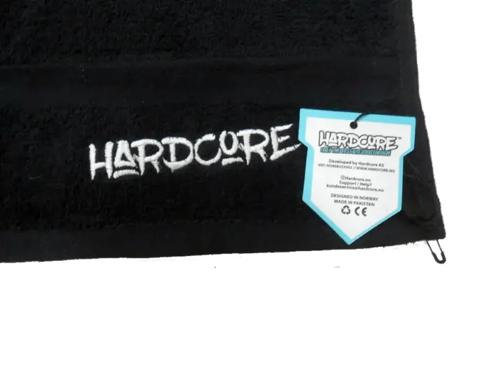 hegtbk_7 Hardcore Treningshåndkle - Sort - Bilde 2