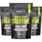 3x Hiro.Lab 100% Pure Creatine - 1000g