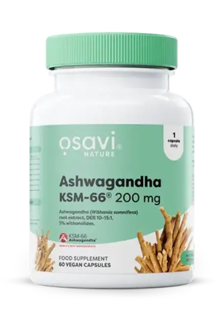 Osavi Ashwagandha KSM-66Âź 200mg - 60 kapsler