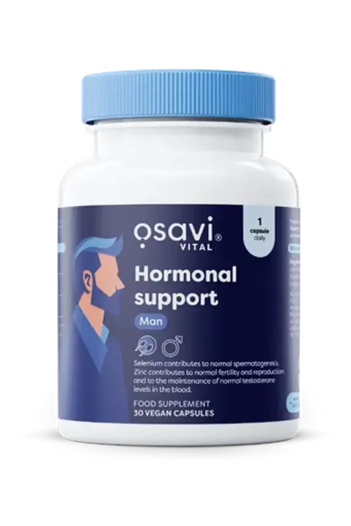 oihsm30_1 Hormonal Support Man - 30 kapsler - Bilde 1