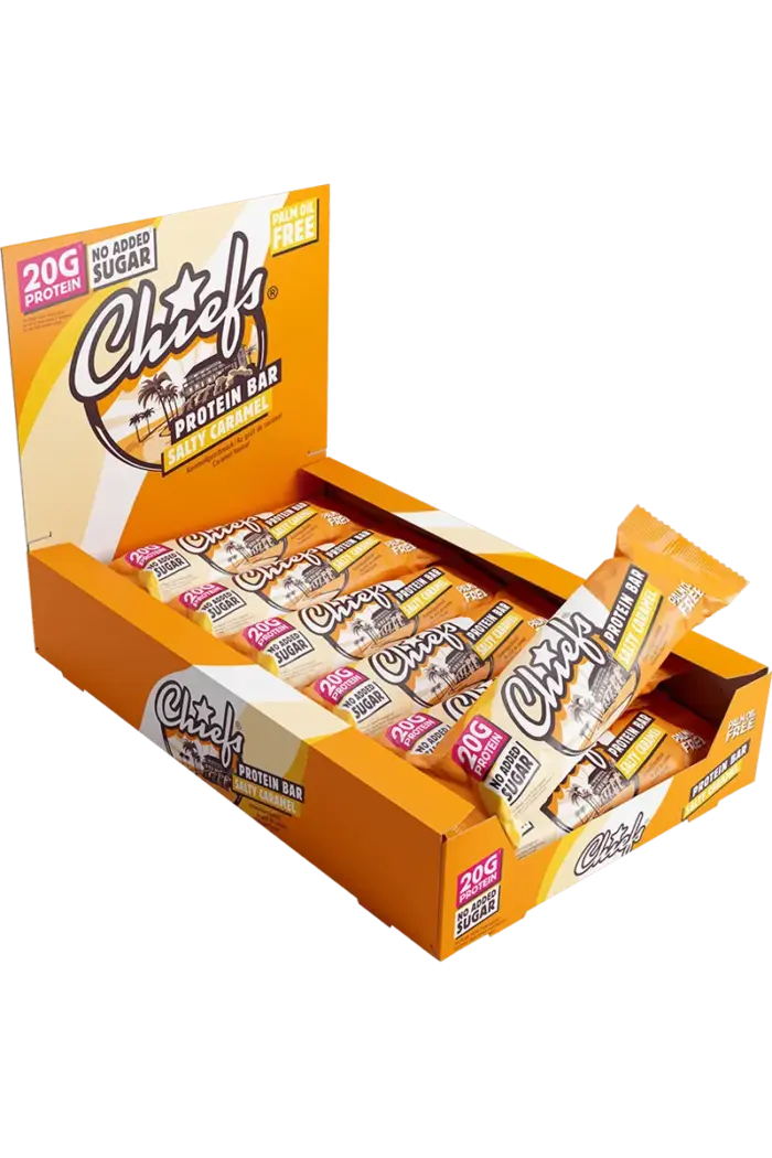 Chiefs Proteinbar - 55g Salty Caramel - Bilde 2