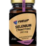 Selenium 200 mcg tilskudd – 100 gjær-frie tabletter fra Fuel Up for antioksidant og hjerte-kar støtte