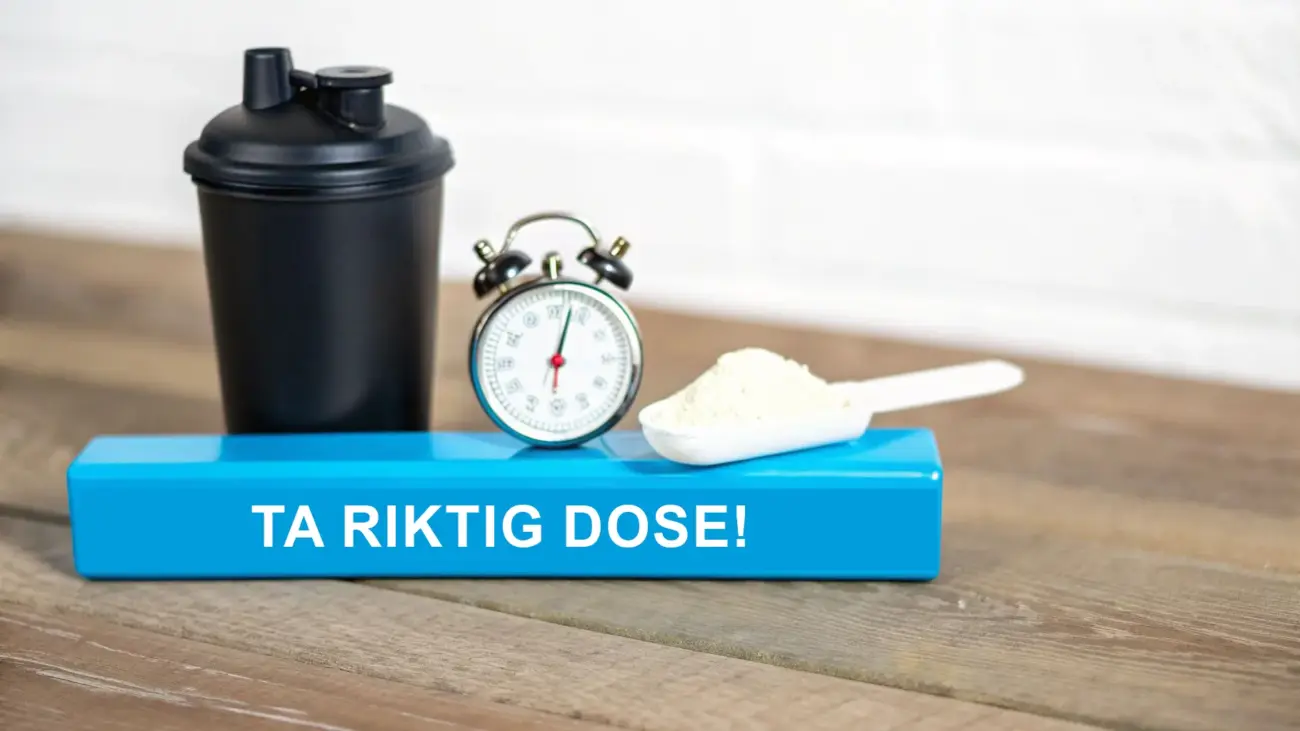 Ta riktig dose kreatin