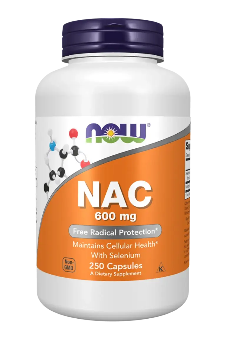 NAC with Selenium 600mg - 250 kapsler  Mineraler