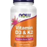 Vitamin D3 & K2 - 120 kapsler