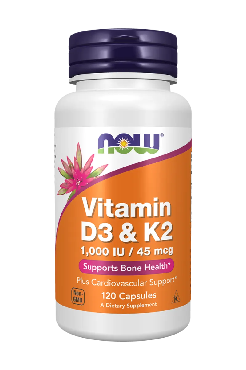 nowvnd3k2120_1 Vitamin D3 & K2 - 120 kapsler - Bilde 1