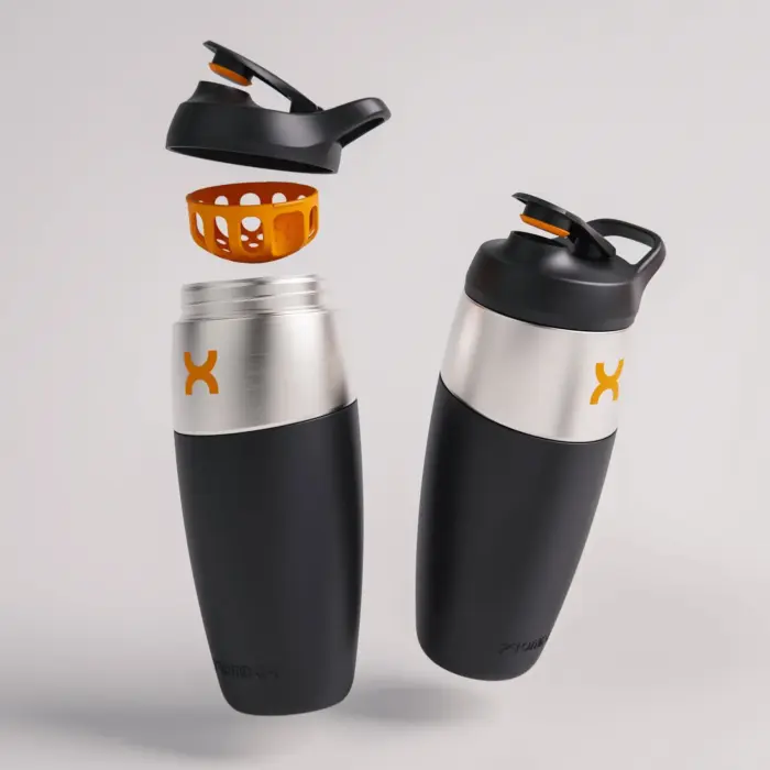 Pursuit Stainless Steel Shaker - 950ml Black - Bilde 4