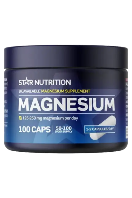 Star Nutrition Magnesium 100 kapsler