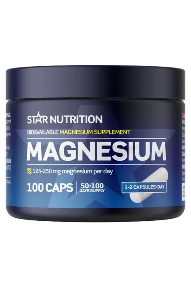 Star Nutrition Magnesium 100 kapsler