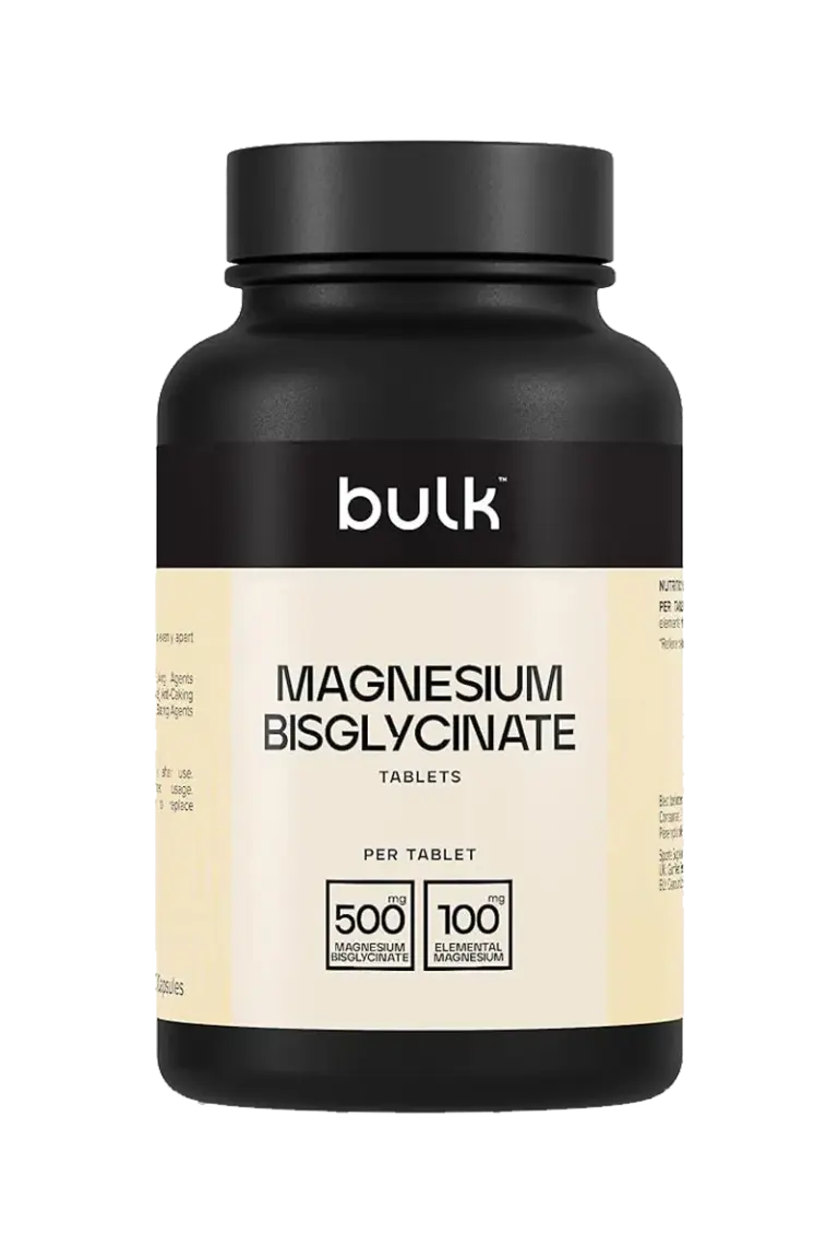 Bulk	Magnesium Bisglycinate - 180 tabletter  Vitaminer & Mineraler