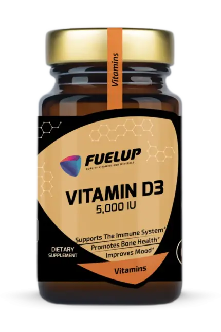 FuelUp Vitamin D3 5000IE - 120 kapsler