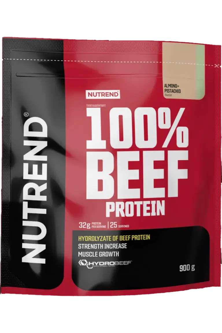 Nutrend 100% Beef Protein - 900g Almond Pistachio Proteinpulver