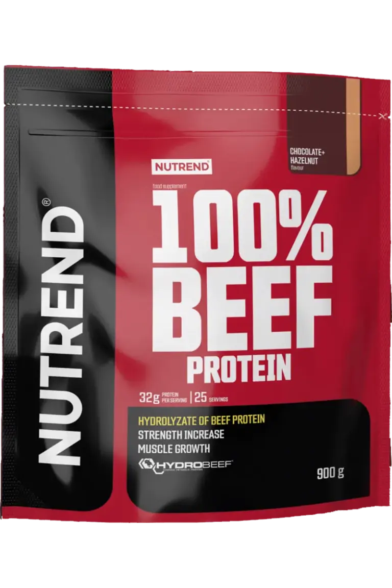 Nutrend 100% Beef Protein - 900g Chocolate Hazelnut Proteinpulver