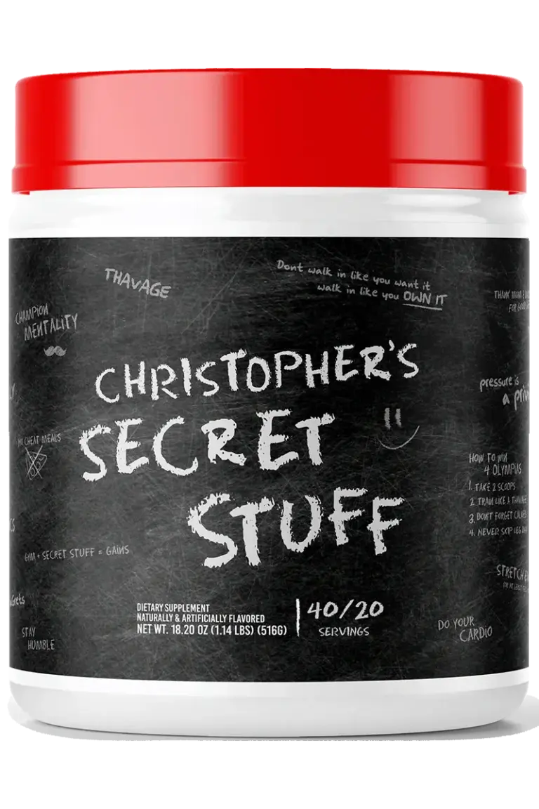 RAW Thavage Pre-Workout - 516g Christopher's Secret Stuff PWO - Pre Workout