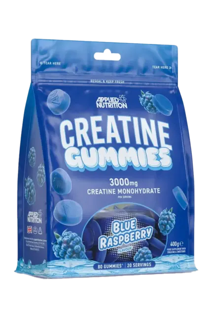 Applied Nutrition Creatine Gummies - 80 Gummies Blue Raspberry Kreatin
