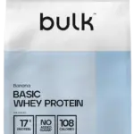 Bulk	Basic Whey Protein - 1250g Banana (Skadet vare)