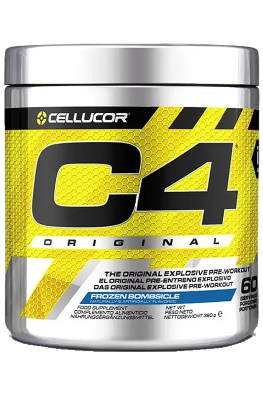 Cellucor C4 Pre-Workout - 396/414g Frozen Bombsicle PWO - Pre Workout