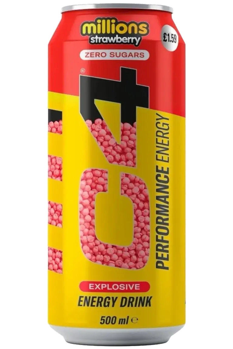 C4 Energy Drink Millions - 500ml Millions Strawberry Drikke