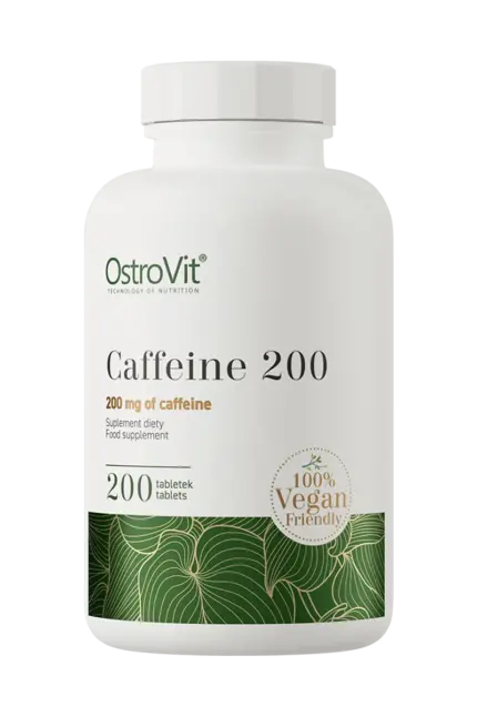 OstroVit Caffeine 200mg VEGE - 200 tabletter
