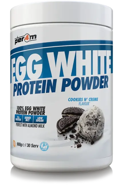 Per4m Egg White Protein Powder - 900g Cookies & Cream Proteinpulver