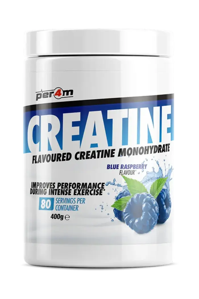 Per4m Flavoured Creatine - 400g Blue Raspberry Kreatin