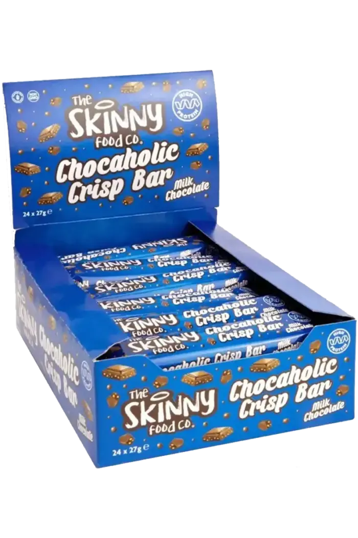 Skinny Chocaholic Crisp Bar - 27g Milk Chocolate - Bilde 2