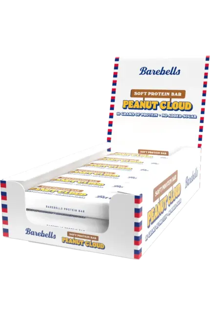 Barebells Proteinbar 55g - Peanut Cloud Hel eske (12 stk.) Barer