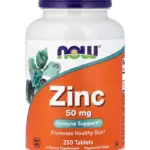 NOW Zinc 50mg - 250 tabletter