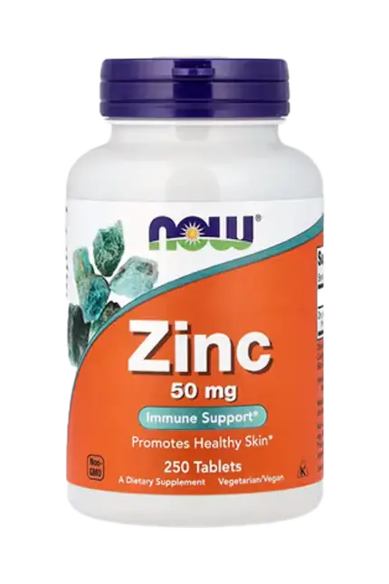 NOW Zinc 50mg - 250 tabletter