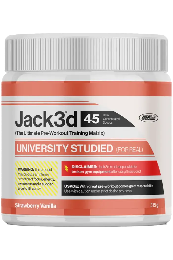 Jack3d Advanced Pre-Workout - 315g Strawberry Vanille PWO - Pre Workout
